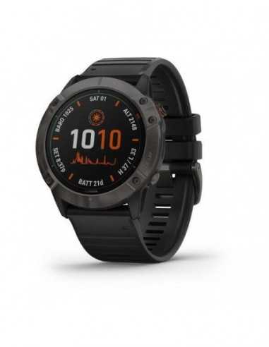 Ceas Garmin Fenix 6x Pro Black, 51mm