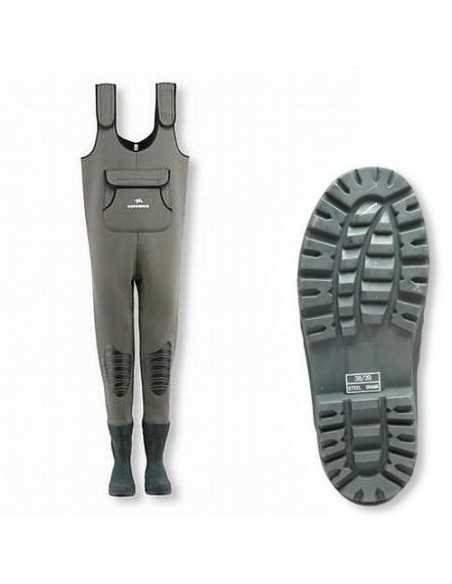 Waders Neopren Cormoran cu Cizme de Cauciuc