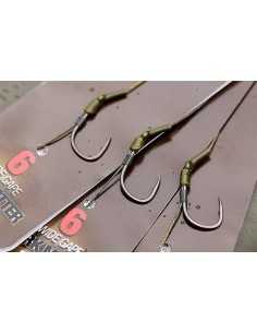 Montura Korda Carp Rig Dark Matter Wide Gape + Free Extenda Stops, 1buc/blister