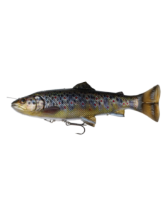 Savage Gear 4D Line THRU Pulsetail Trout, Brown Trout, 16cm, 51g