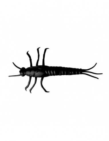 Nimfa Savage Gear 3D PVC Mayfly, Negru, 5cm, 8buc/plic
