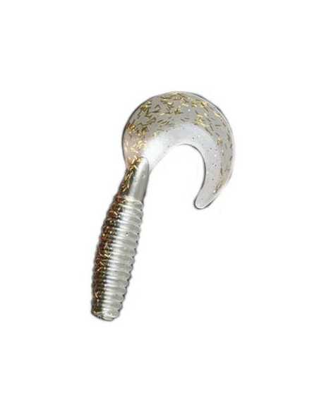 Grub Nomura Vibra Tail, Golden Glitter, 7cm, 3.5g, 10buc/plic Grub Nomura Vibra Tail, Golden Glitter, 7cm, 3.5g, 10buc/plic