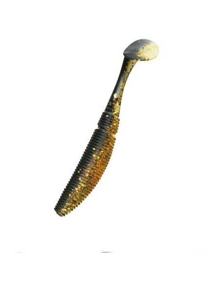 Shad Nomura Rolling, Golden Glitter, 10cm, 9g, 10buc/plic