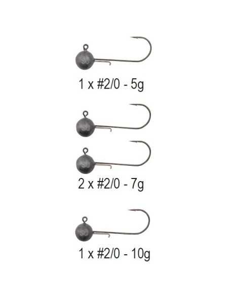 Set Naluci Savage Gear Cannibal M, 20buc/set