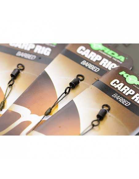 Montura Korda Carp Rig Dark Matter Wide Gape + Free Extenda Stops, 1buc/blister