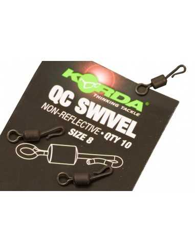 Vartej cu Agrafa Rapida Korda QC Swivel, Nr.8, 10buc/plic