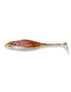 Shad Sensas Soft Bait Gunki Grubby, Brown Sugar Green&Red Flk, 8.5cm, 6buc/plic