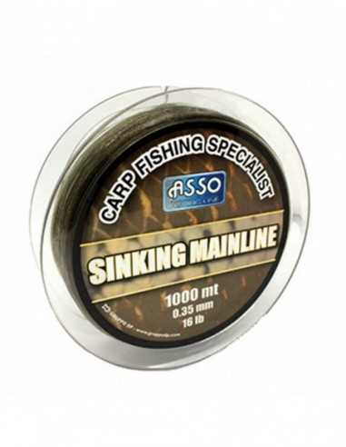 Fir Monofilament Asso Sinking Mainline Brown, 1000m