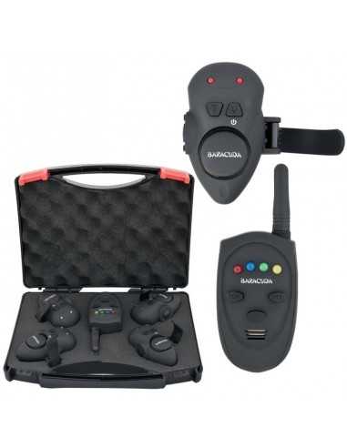 Set avertizoare wireless Baracuda SG-V1 + receptor, 4 buc/set, negru