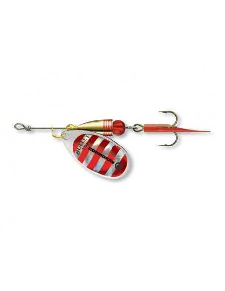 Lingurita Rotativa Cormoran Bullet Nr.1/3g Silver/Red Stipes Lingurita Rotativa Cormoran Bullet Nr.1/3g Silver/Red Stipes