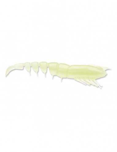 Naluca 360GT Coastal Shrimp, Culoare Glow (GL), 8cm, 1.7g, 1 naluca armata + 3 corpuri