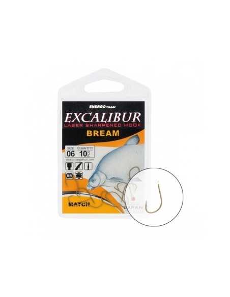 Carlige Excalibur Bream Match Brown, 10buc/plic Carlige Excalibur Bream Match Brown, 10buc/plic