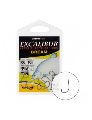 Carlige Excalibur Bream Maggot NS, 10buc/plic