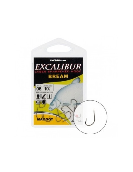 Carlige Excalibur Bream Maggot NS, 10buc/plic