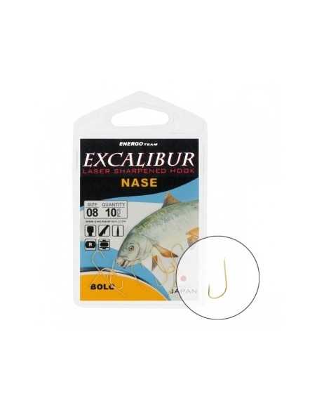 Carlige Excalibur Nase Bolo Red, 10buc/plic Carlige Excalibur Nase Bolo Red, 10buc/plic
