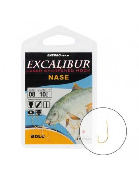 Carlige Excalibur Nase Bolo Gold, 10buc/plic Carlige Excalibur Nase Bolo Gold, 10buc/plic