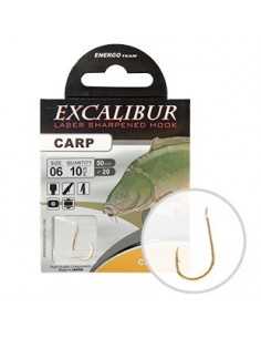 Carlige Legate Excalibur Carp Classic Gold, 10buc/plic