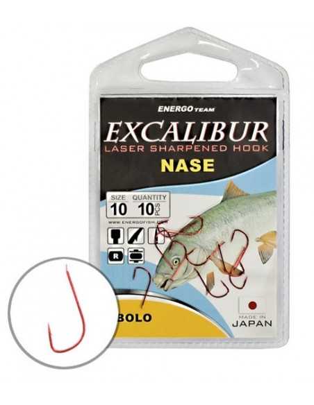 Carlige Legate Excalibur Bolo Red, 10buc/plic