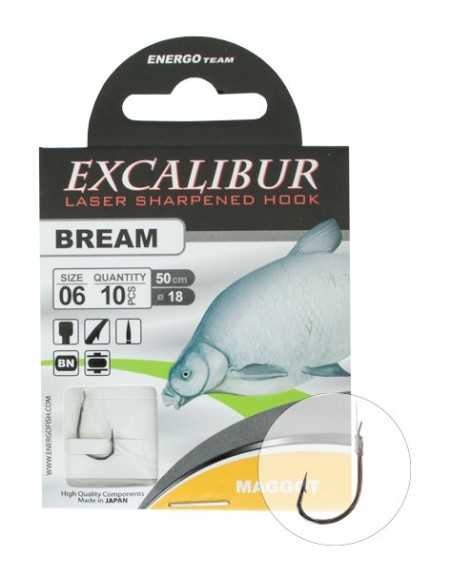 Carlige Legate EnergoTeam Excalibur Bream Maggot, 10buc/plic