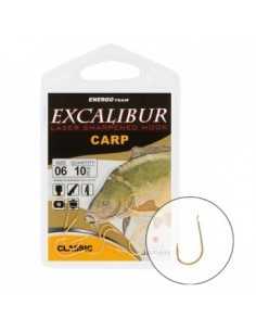 Carlige Excalibur Carp Classic Gold, 10buc/plic