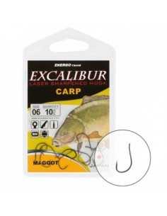 Carlige Excalibur Carp Maggot NS, 10buc/plic