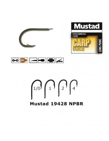 Carlig Mustad Bronz Revers Cioc Papagal, Nr. 1/0