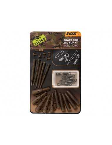 Fox Edges Camo Power Grip Lead Clip Kit