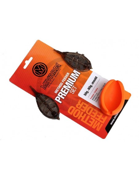 Set Mivardi Method Feeder Set Premium Xl + Matrita, 50g, 60g