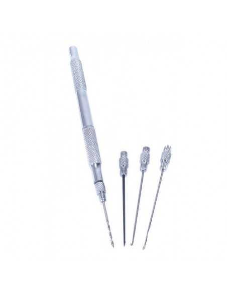 Carp Academy - Set Crosete Inox+Burghiu 4 Capete Carp Academy - Set Crosete Inox+Burghiu 4 Capete
