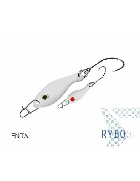 Lingurita Oscilanta Delphin Rybo, Culoare Snow, 2.5cm, 0.5g Lingurita Oscilanta Delphin Rybo, Culoare Snow, 2.5cm, 0.5g