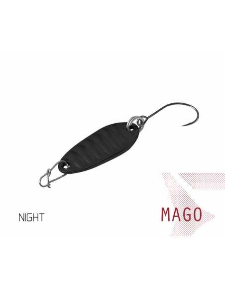 Lingurita Oscilanta Delphin Mago, Culoare Night, 2.4cm, 2g Lingurita Oscilanta Delphin Mago, Culoare Night, 2.4cm, 2g