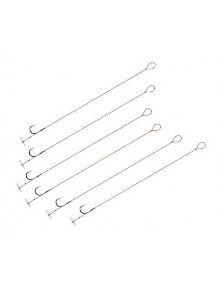 Montura Feeder Delphin Proxi 8 Quickstop, Carlig Nr. 6, Rig 12cm, 6buc/plic