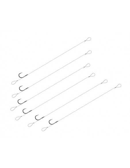 Montura Feeder Delphin FLR Loop, Carlig Nr. 8, Rig 8cm, 6buc/plic