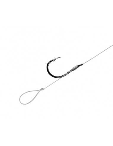 Montura Feeder Delphin FLR Loop, Carlig Nr. 8, Rig 8cm, 6buc/plic