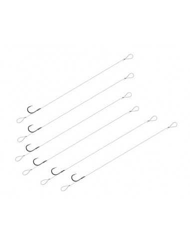 Montura Feeder Delphin FLR Loop, Carlig Nr. 6, Rig 12cm, 6buc/plic