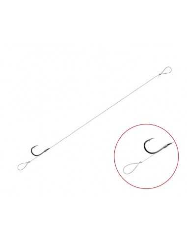 Montura Feeder Delphin FLR Loop, Carlig Nr. 6, Rig 12cm, 6buc/plic