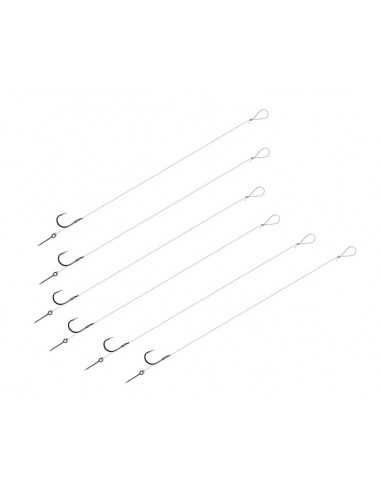 Montura Feeder Delphin FLR Sting, Carlig Nr. 6, Rig 12cm, 6buc/plic