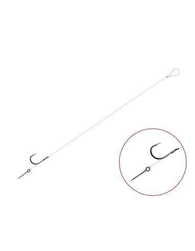 Montura Feeder Delphin FLR Sting, Carlig Nr. 8, Rig 8cm, 6buc/plic