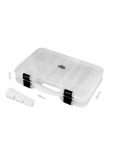 Cutie Dubla pentru Accesorii Delphin TBX Duo 298-12P Clip, 29.8x22x5.7cm