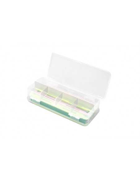 Cutie pentru Monturi Stationar Delphin TBX Duo 185-5P + 5 Plioare EVA, 18.5x8.5x5cm