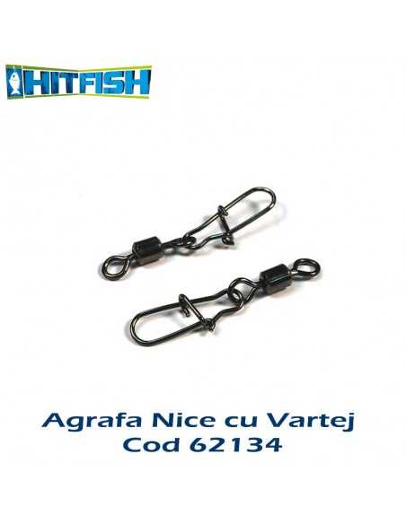 Agrafa Hitfish Nice cu vartej, 6buc/plic Agrafa Hitfish Nice cu vartej, 6buc/plic