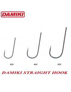 Carlige trailer cu 2 spini Damiki Straight Hook, 8buc/plic