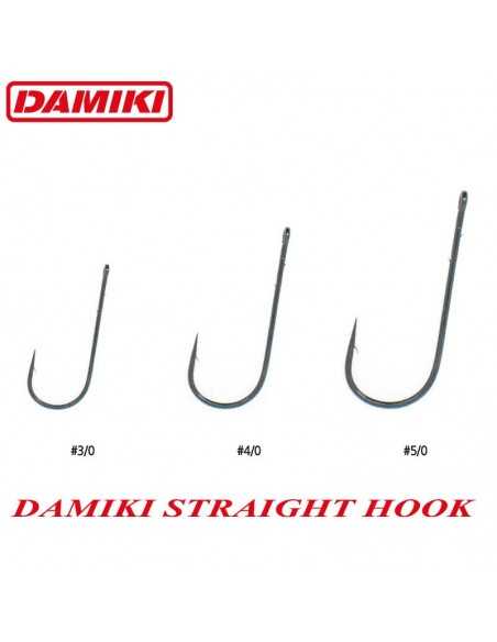 Carlige trailer cu 2 spini Damiki Straight Hook, 8buc/plic