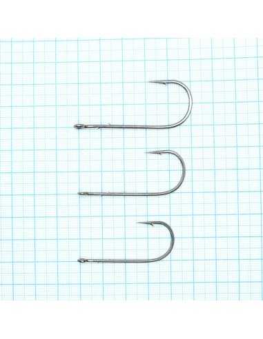 Carlige trailer cu 2 spini Damiki Straight Hook, 8buc/plic