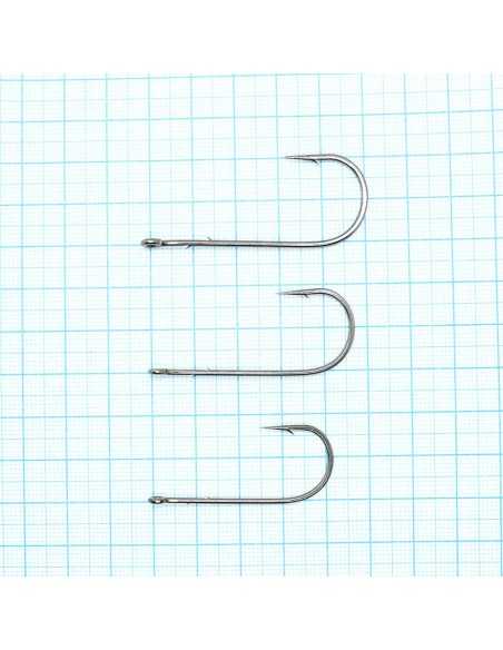 Carlige trailer cu 2 spini Damiki Straight Hook, 8buc/plic
