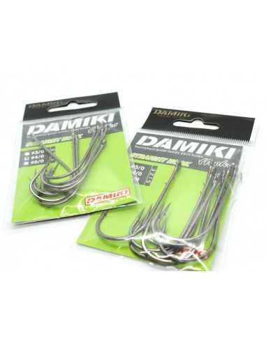 Carlige trailer cu 2 spini Damiki Straight Hook, 8buc/plic