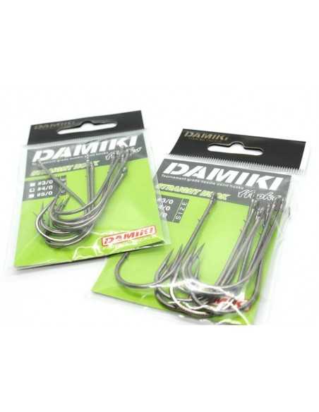 Carlige trailer cu 2 spini Damiki Straight Hook, 8buc/plic