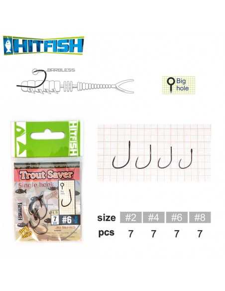 Carlig Hitfish Pastrav Debarbetat Trout Saver, 7buc/plic Carlig Hitfish Pastrav Debarbetat Trout Saver, 7buc/plic