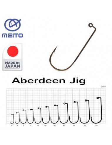 Jig Meito Hooks Aberdeen Jig Neturnat, 50buc/pachet
