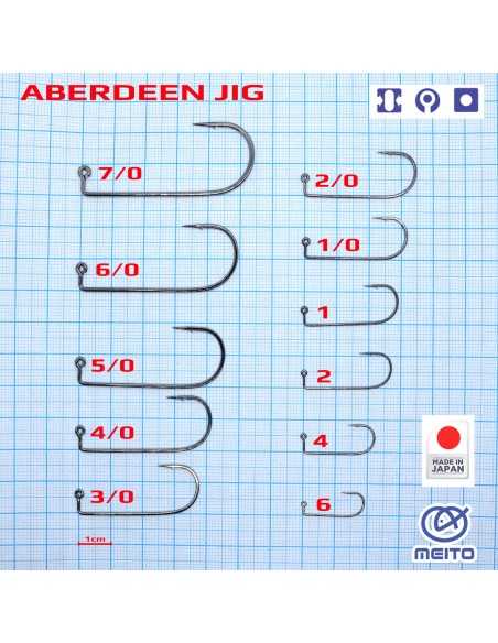 Jig Bila Meito Hooks, Carlig Nr.2/0, Greutate 3.5-14gr